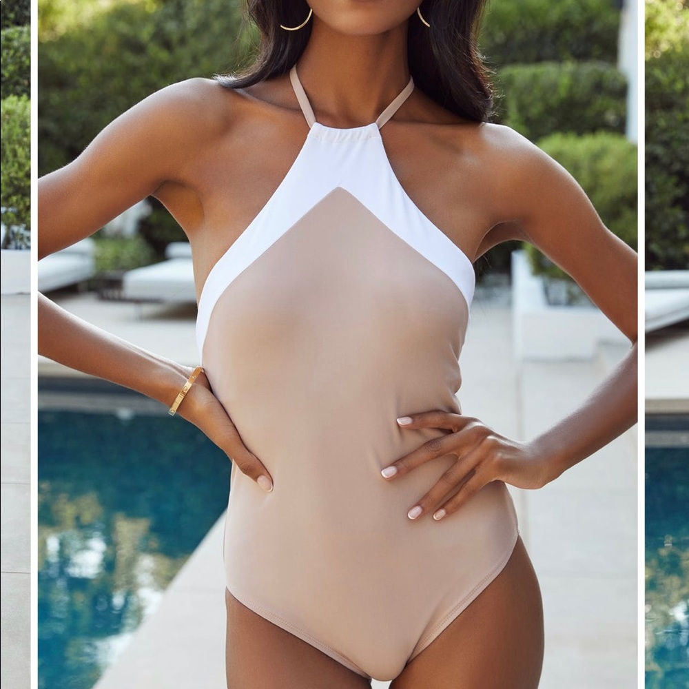 Vici one piece halter swimsuit